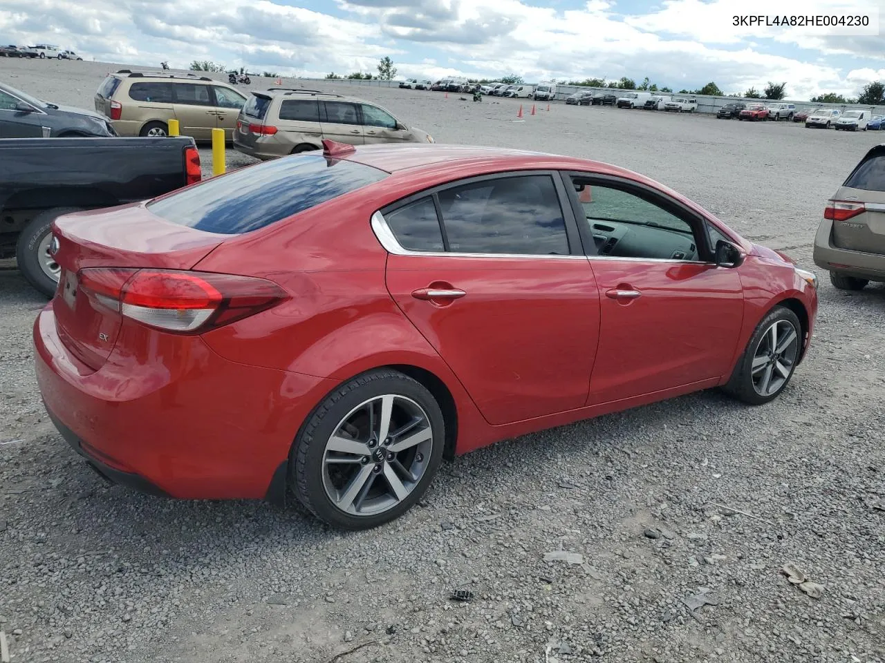 2017 Kia Forte Ex VIN: 3KPFL4A82HE004230 Lot: 58219444