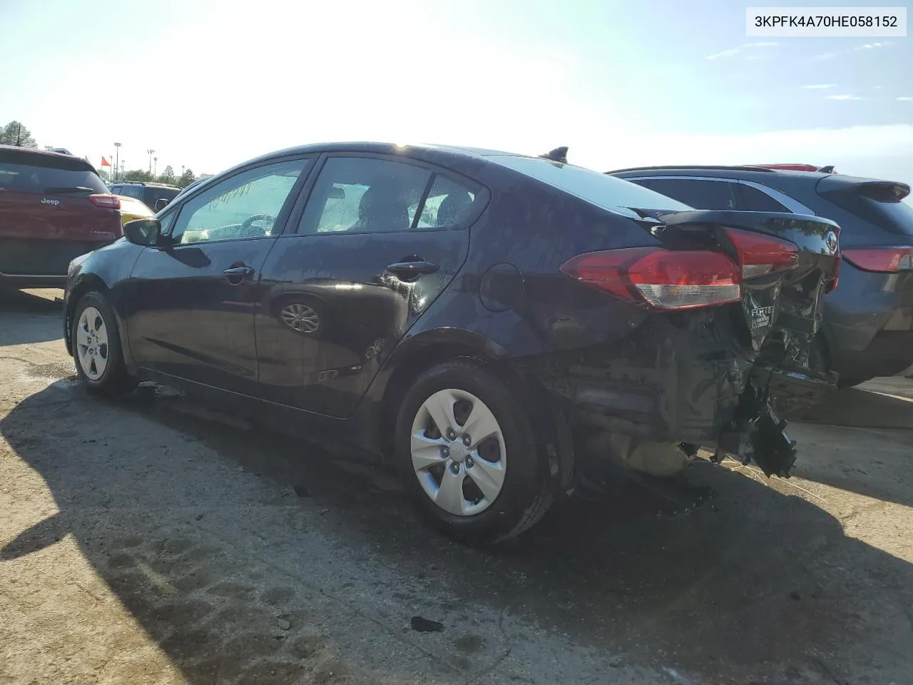 2017 Kia Forte Lx VIN: 3KPFK4A70HE058152 Lot: 58495614