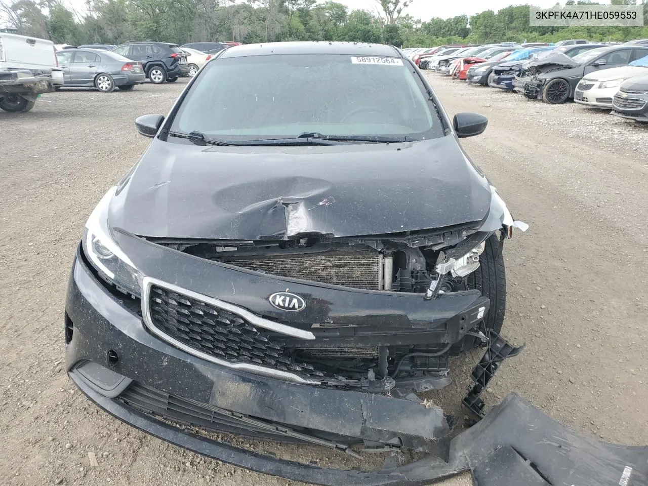 2017 Kia Forte Lx VIN: 3KPFK4A71HE059553 Lot: 58912564