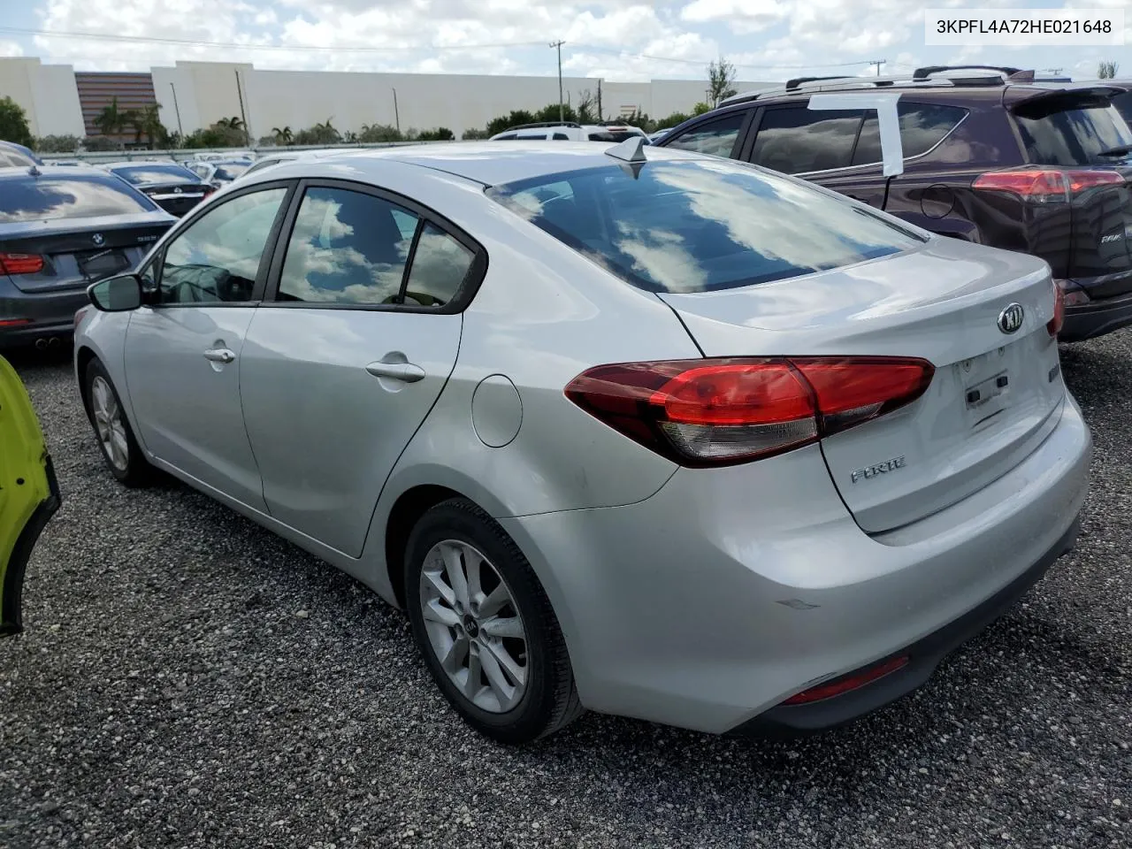 2017 Kia Forte Lx VIN: 3KPFL4A72HE021648 Lot: 59753104