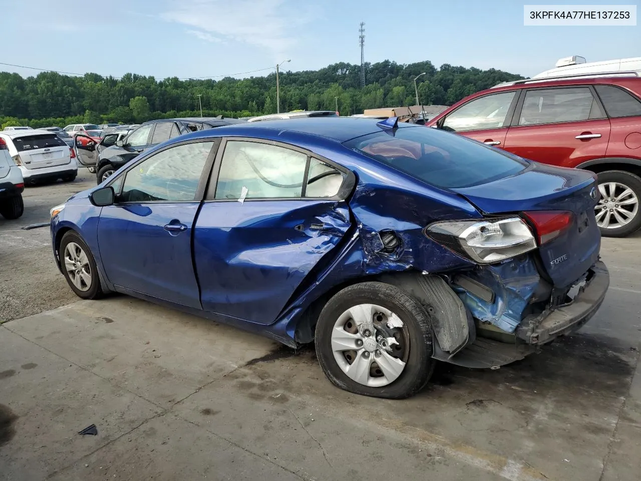 2017 Kia Forte Lx VIN: 3KPFK4A77HE137253 Lot: 59924664