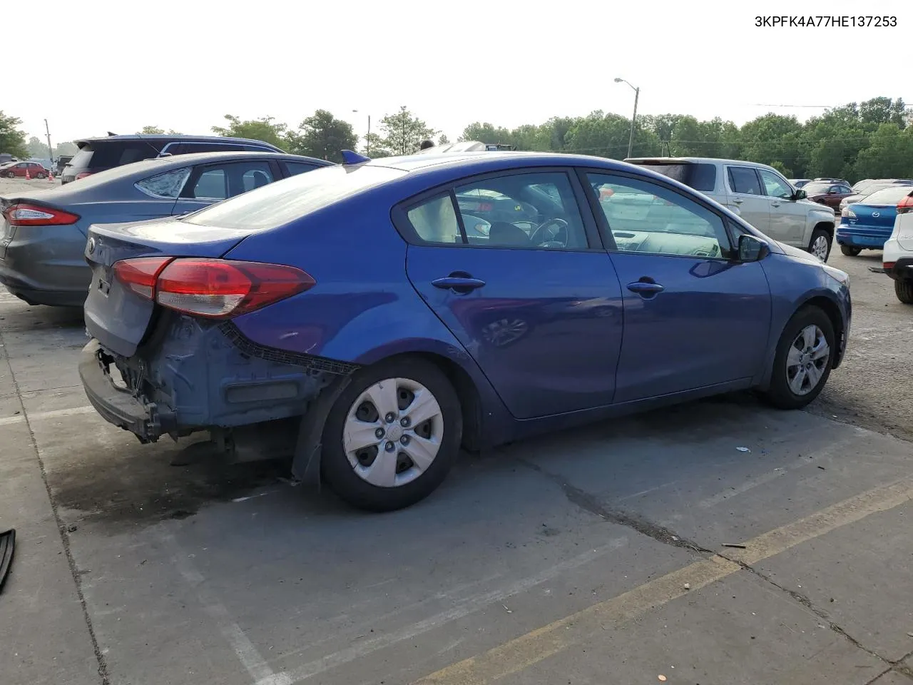 2017 Kia Forte Lx VIN: 3KPFK4A77HE137253 Lot: 59924664