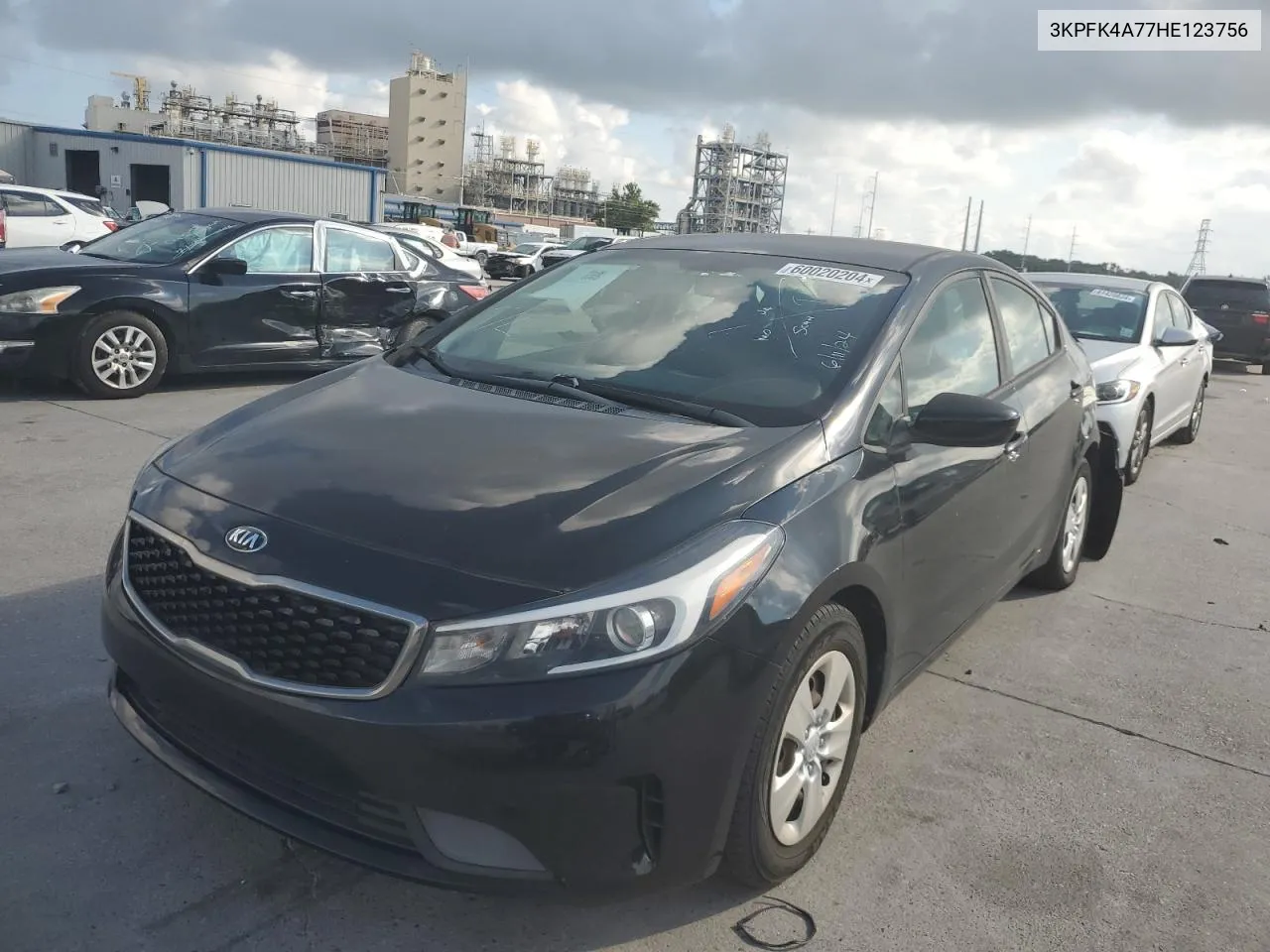 3KPFK4A77HE123756 2017 Kia Forte Lx