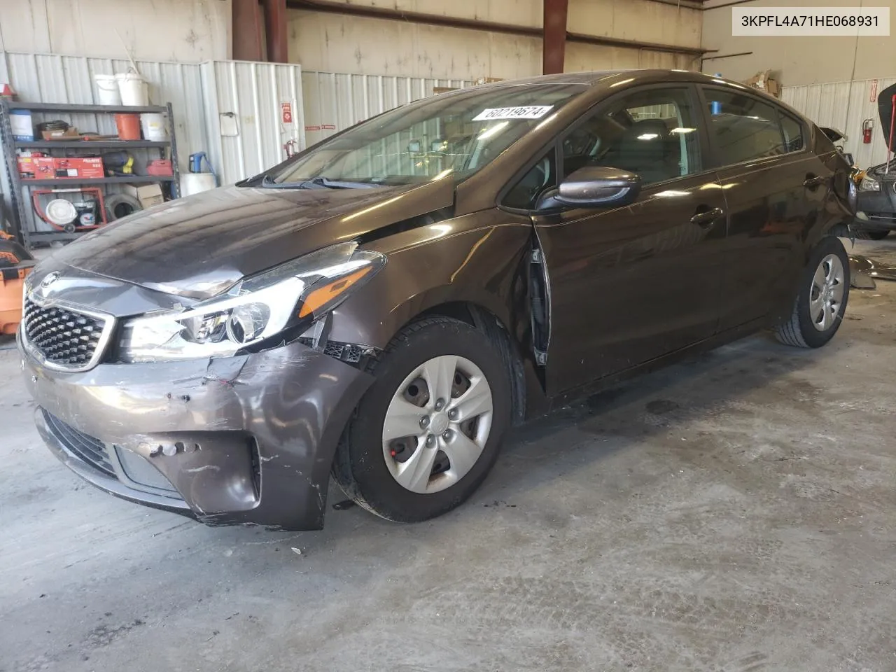 2017 Kia Forte Lx VIN: 3KPFL4A71HE068931 Lot: 60219674