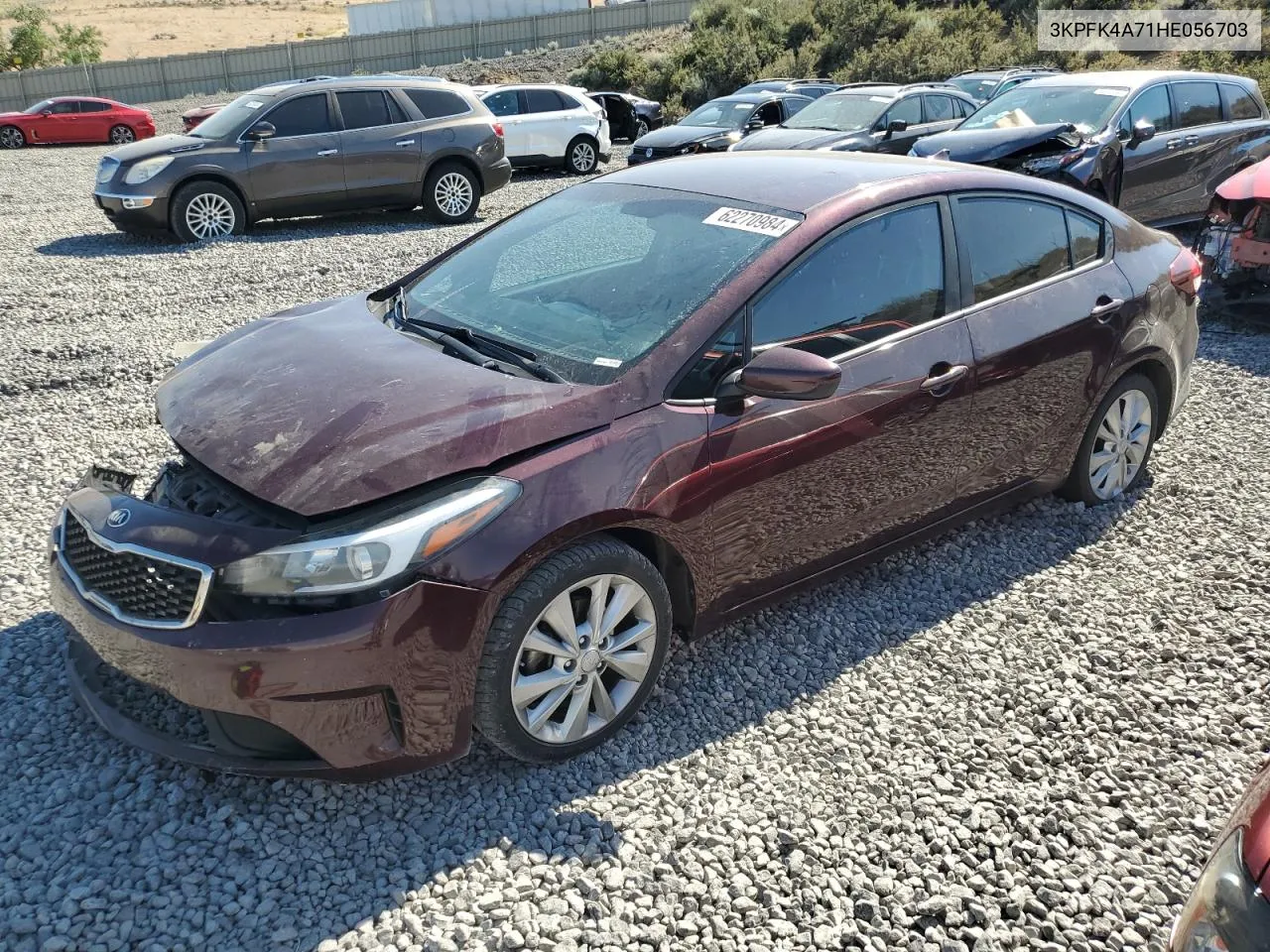 2017 Kia Forte Lx VIN: 3KPFK4A71HE056703 Lot: 62270984