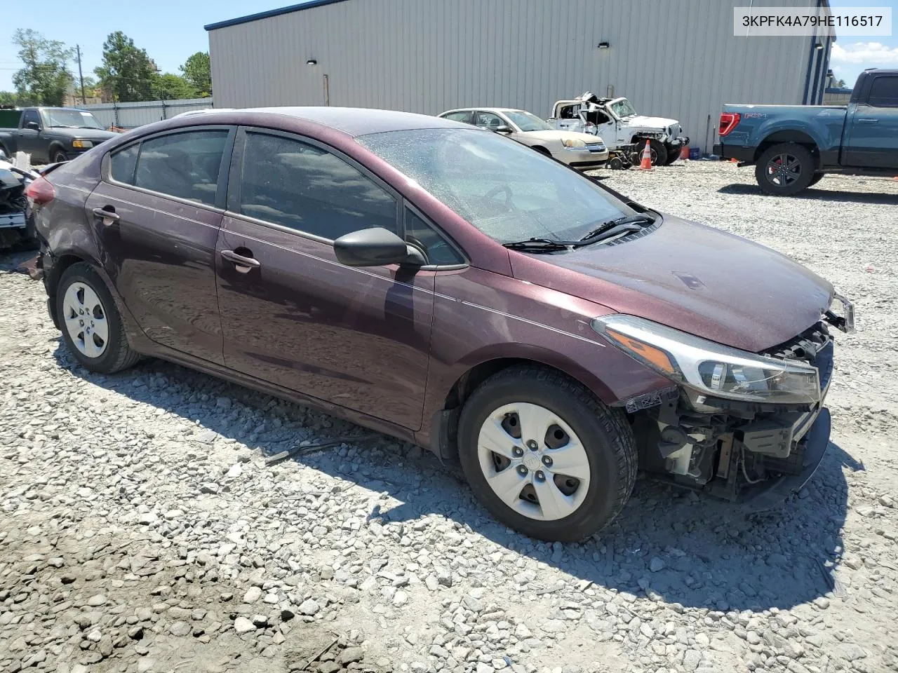 2017 Kia Forte Lx VIN: 3KPFK4A79HE116517 Lot: 62488524