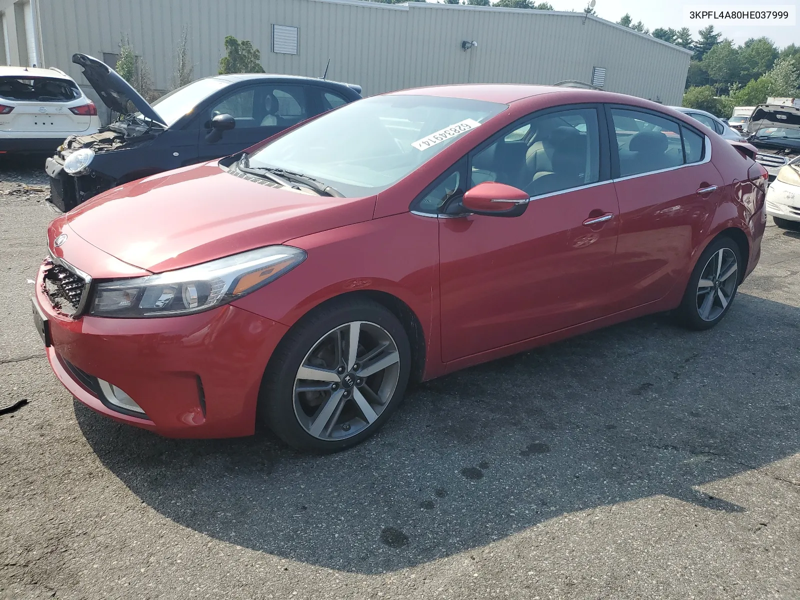 2017 Kia Forte Ex VIN: 3KPFL4A80HE037999 Lot: 62834914