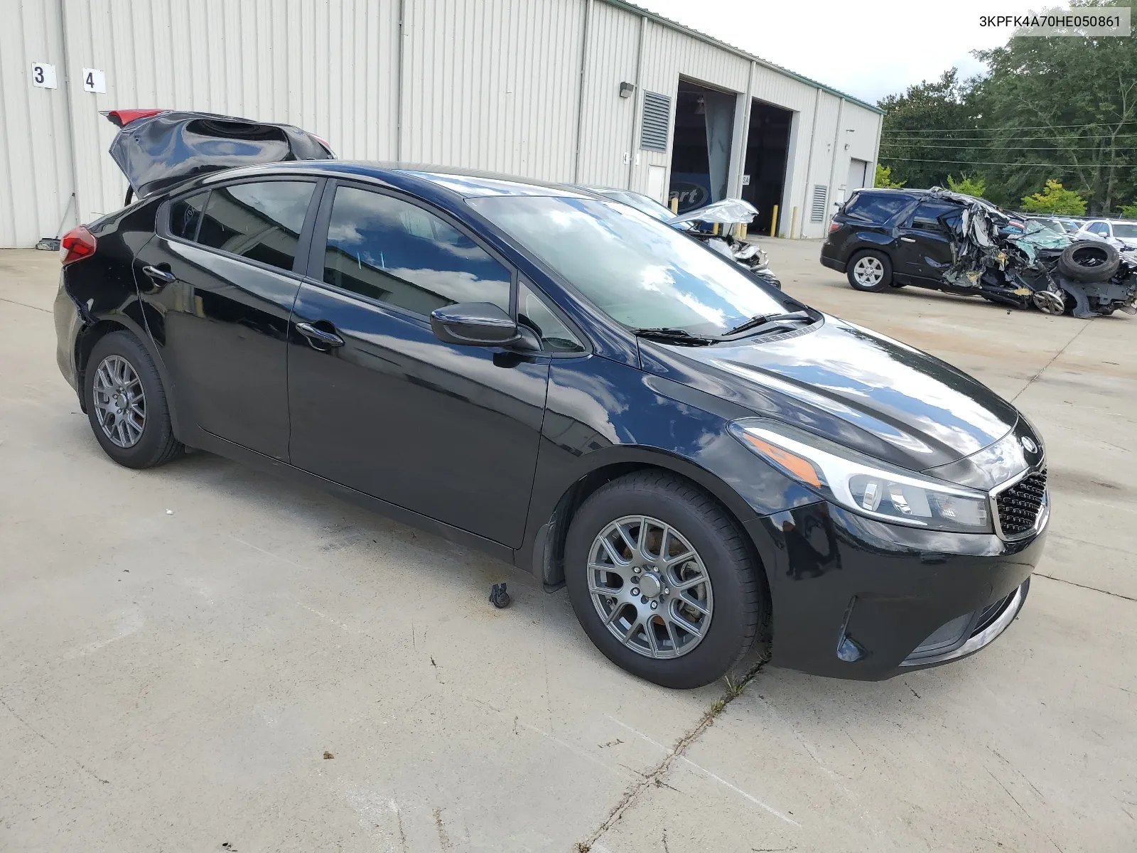 2017 Kia Forte Lx VIN: 3KPFK4A70HE050861 Lot: 64200084