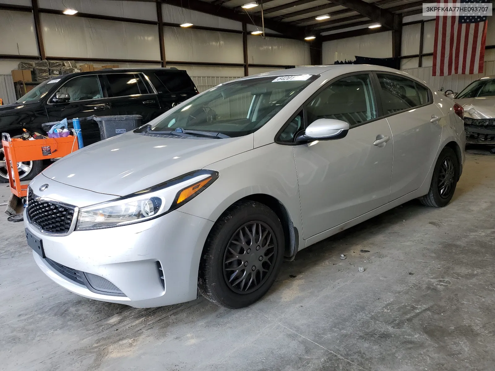 2017 Kia Forte Lx VIN: 3KPFK4A77HE093707 Lot: 64201384