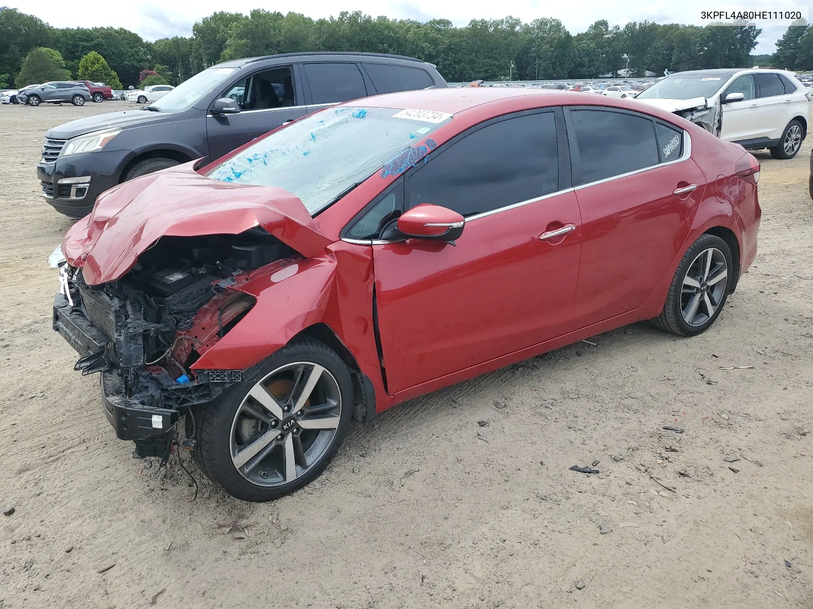 2017 Kia Forte Ex VIN: 3KPFL4A80HE111020 Lot: 64203734