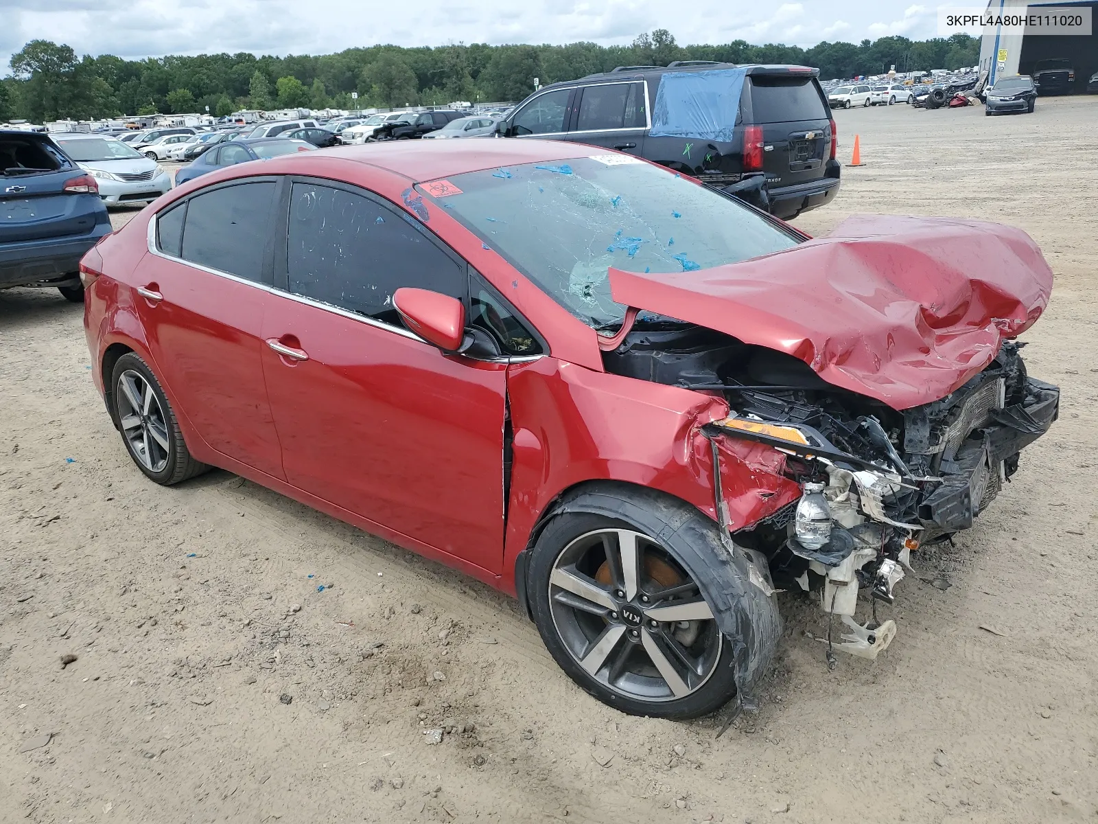 2017 Kia Forte Ex VIN: 3KPFL4A80HE111020 Lot: 64203734