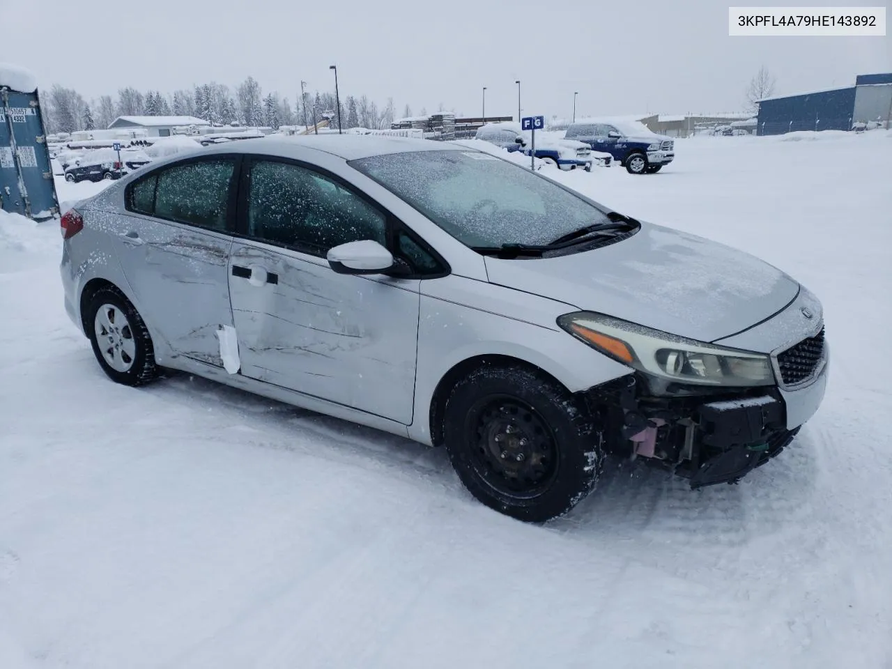 2017 Kia Forte Lx VIN: 3KPFL4A79HE143892 Lot: 64255804