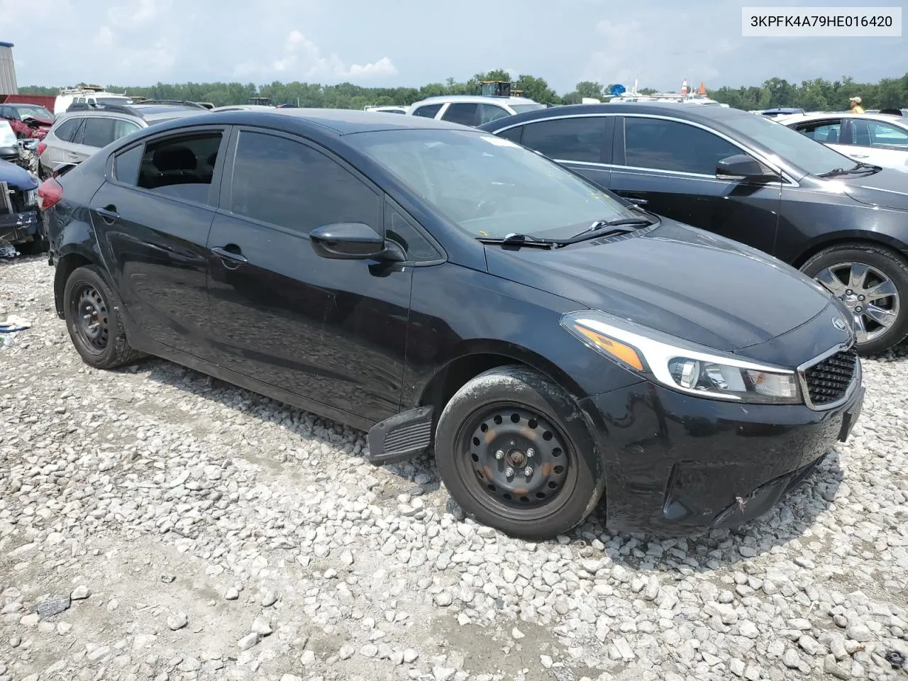 2017 Kia Forte Lx VIN: 3KPFK4A79HE016420 Lot: 64710204