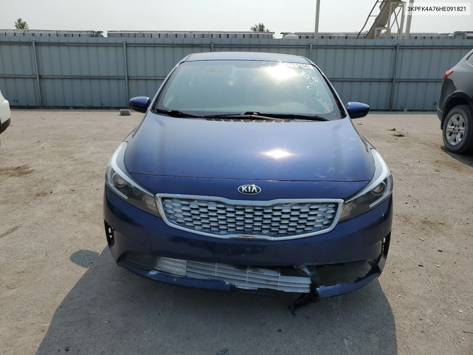 2017 Kia Forte Lx VIN: 3KPFK4A76HE091821 Lot: 64791234