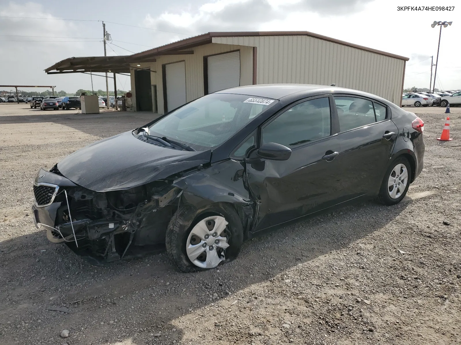 2017 Kia Forte Lx VIN: 3KPFK4A74HE098427 Lot: 65512874