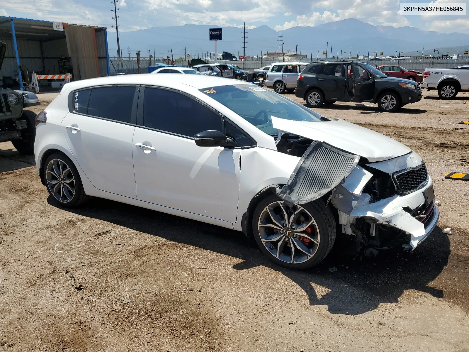 2017 Kia Forte Ex VIN: 3KPFN5A37HE056845 Lot: 66250604