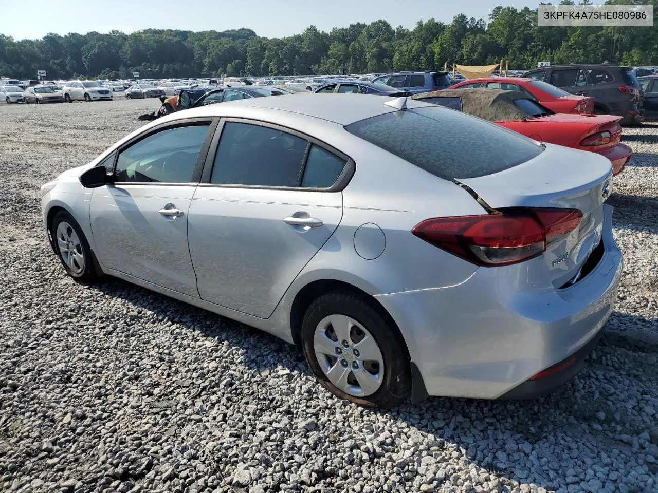 2017 Kia Forte Lx VIN: 3KPFK4A75HE080986 Lot: 66334594