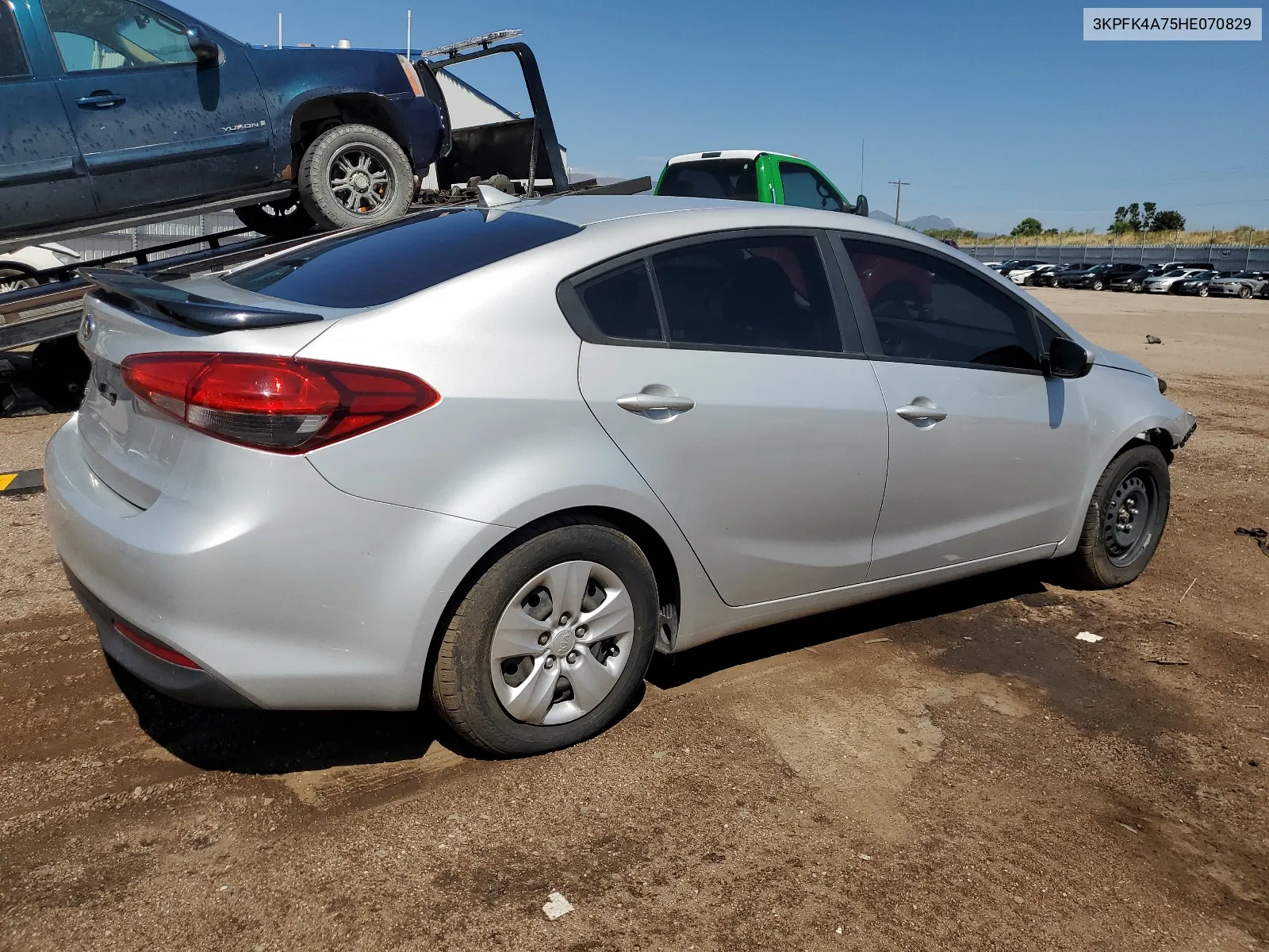 2017 Kia Forte Lx VIN: 3KPFK4A75HE070829 Lot: 66339704