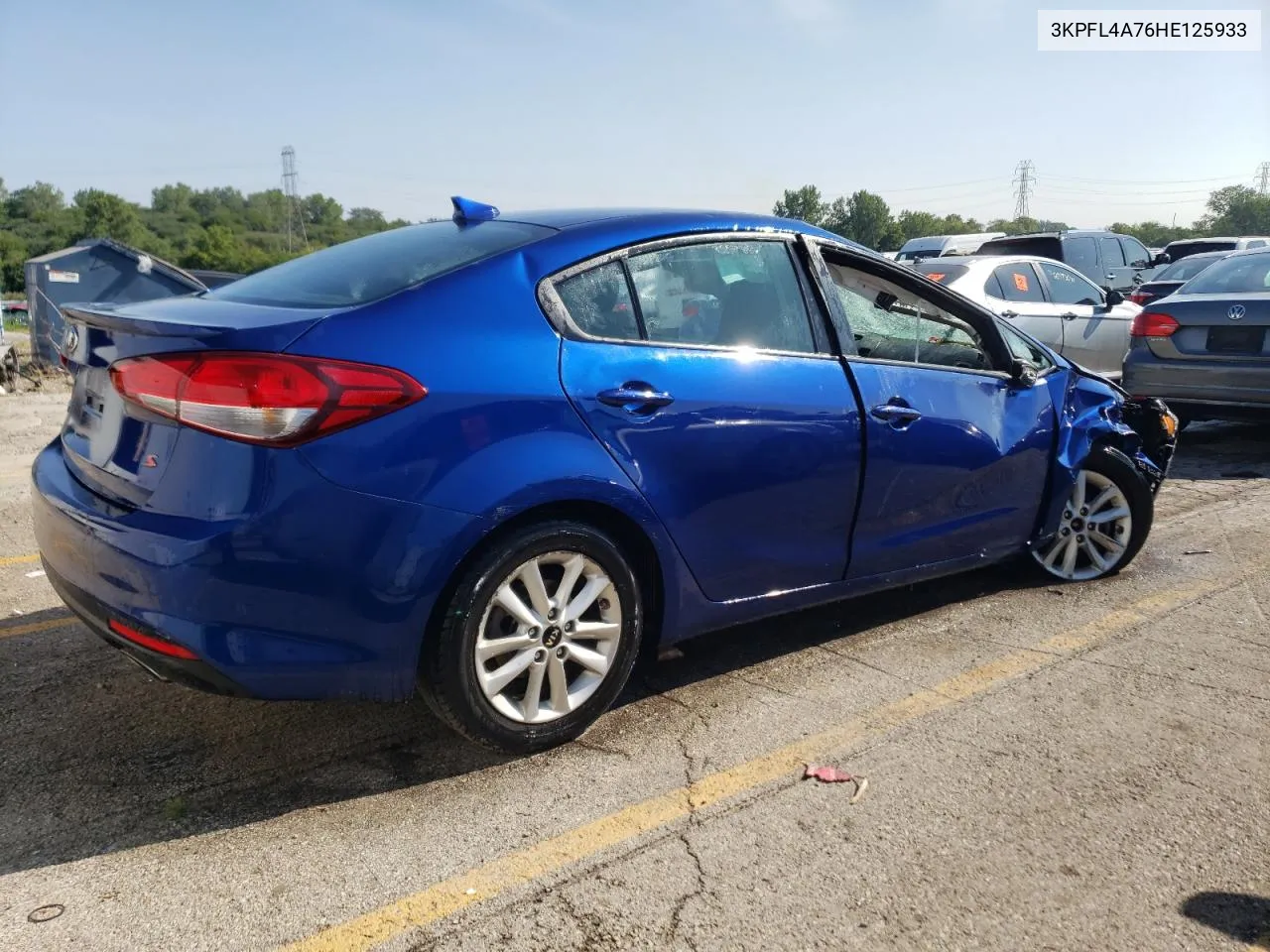 2017 Kia Forte Lx VIN: 3KPFL4A76HE125933 Lot: 66529464