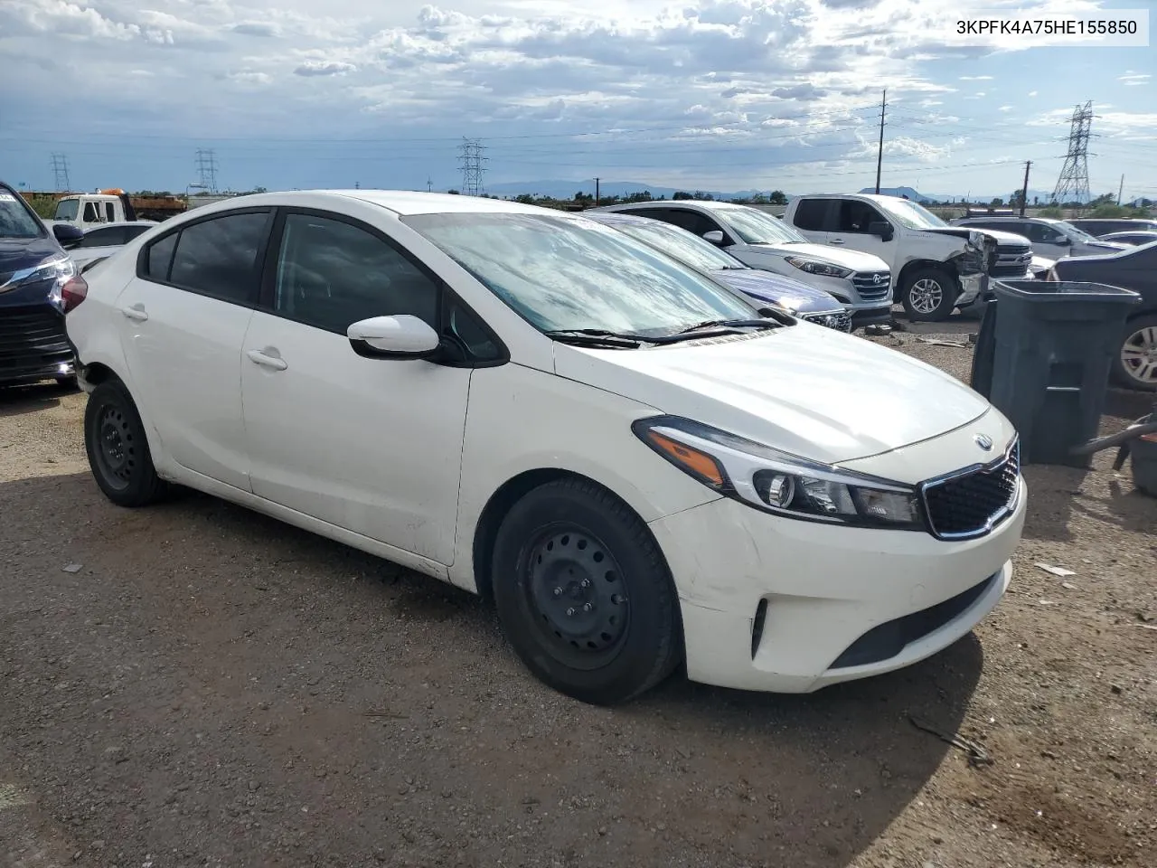 2017 Kia Forte Lx VIN: 3KPFK4A75HE155850 Lot: 66980894