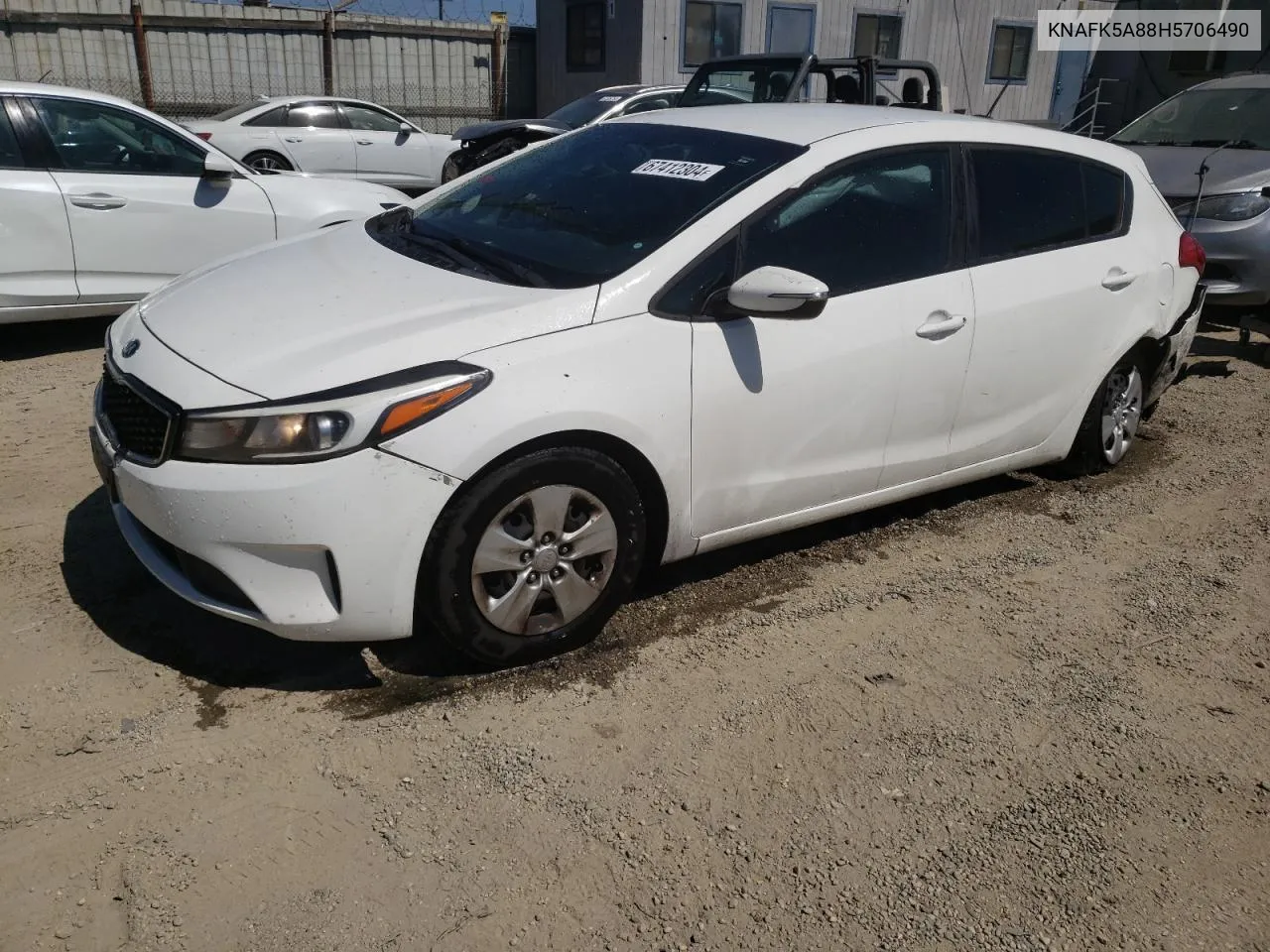 KNAFK5A88H5706490 2017 Kia Forte Lx