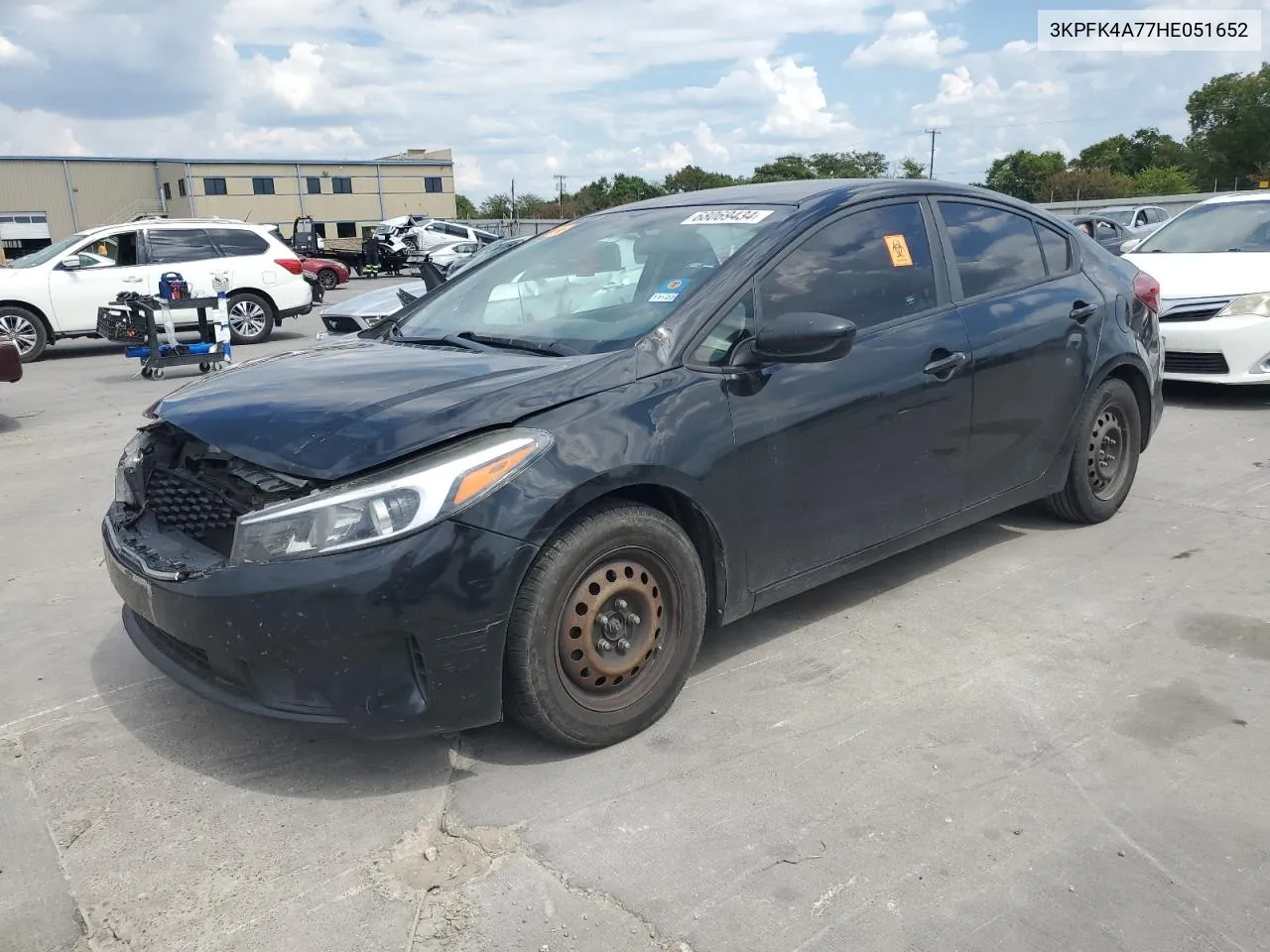 2017 Kia Forte Lx VIN: 3KPFK4A77HE051652 Lot: 68069434