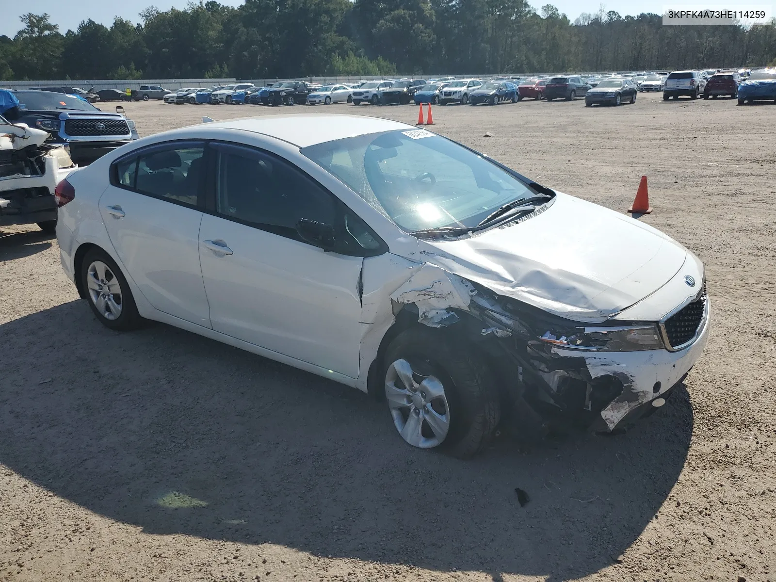 2017 Kia Forte Lx VIN: 3KPFK4A73HE114259 Lot: 68242364