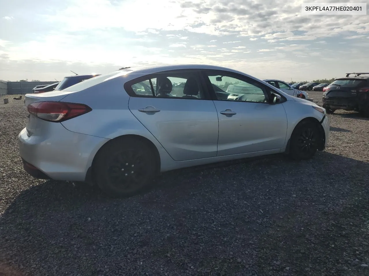 2017 Kia Forte Lx VIN: 3KPFL4A77HE020401 Lot: 68315464