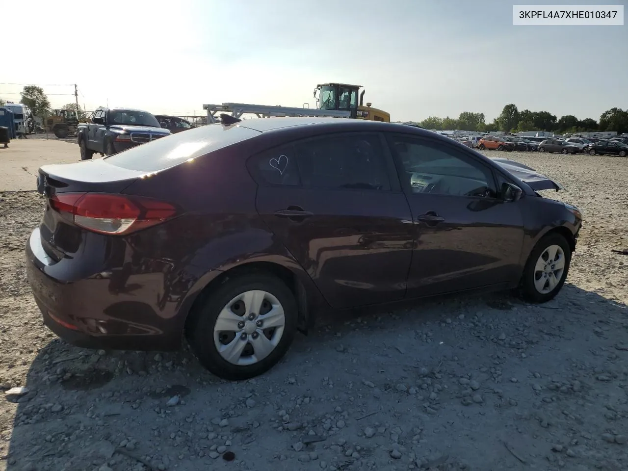 2017 Kia Forte Lx VIN: 3KPFL4A7XHE010347 Lot: 68453774