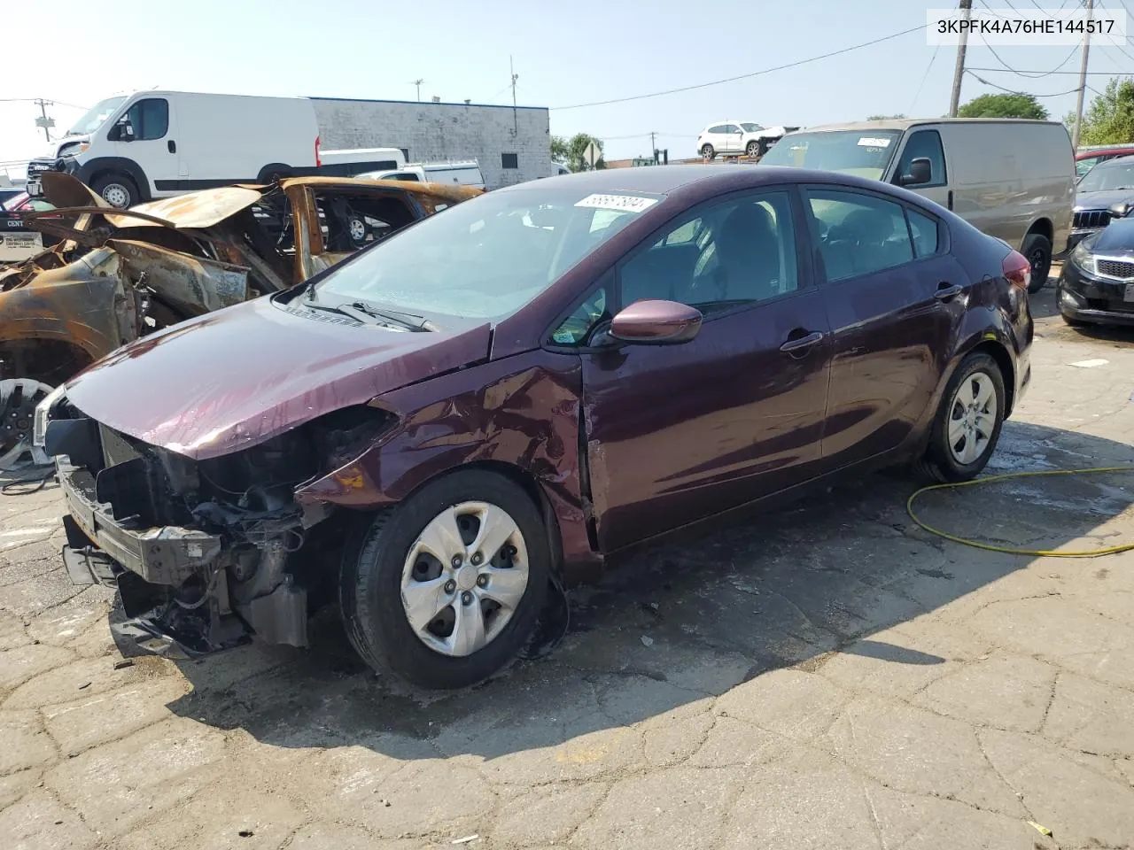 2017 Kia Forte Lx VIN: 3KPFK4A76HE144517 Lot: 68667804