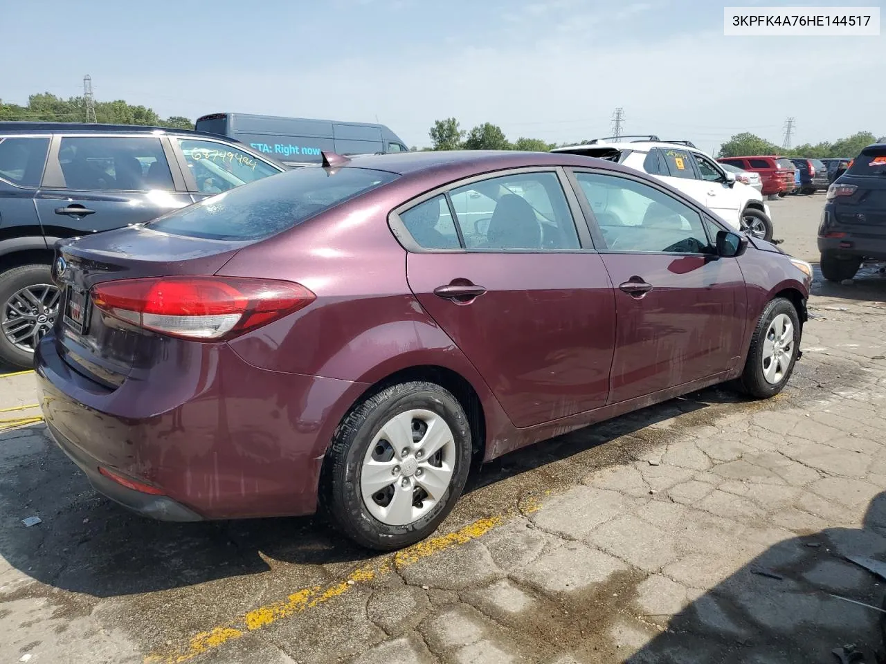 2017 Kia Forte Lx VIN: 3KPFK4A76HE144517 Lot: 68667804