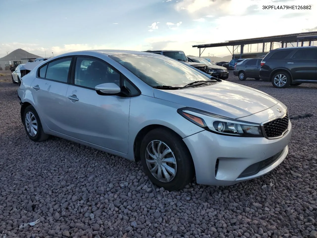 2017 Kia Forte Lx VIN: 3KPFL4A79HE126882 Lot: 69660254