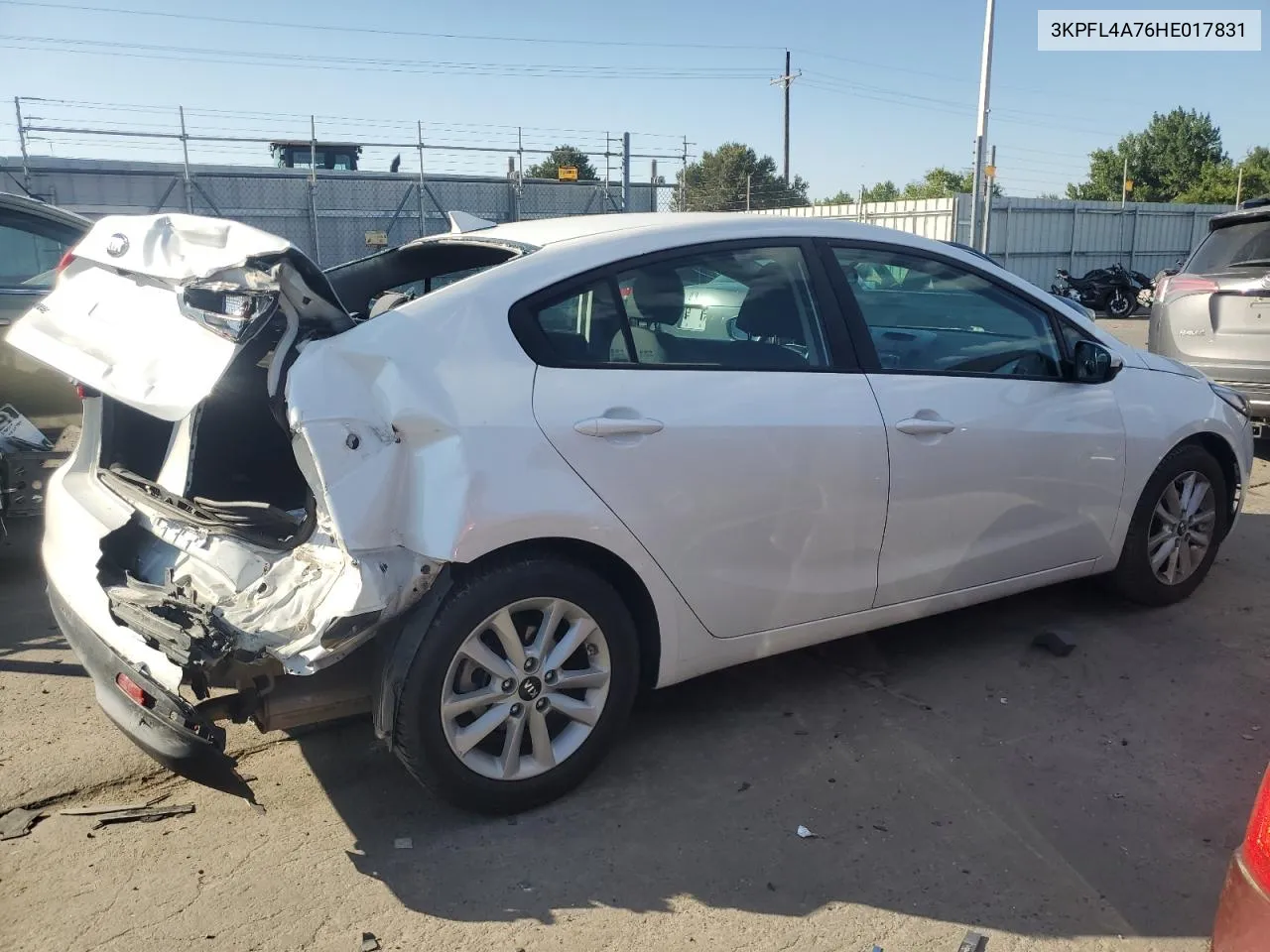 2017 Kia Forte Lx VIN: 3KPFL4A76HE017831 Lot: 69714344