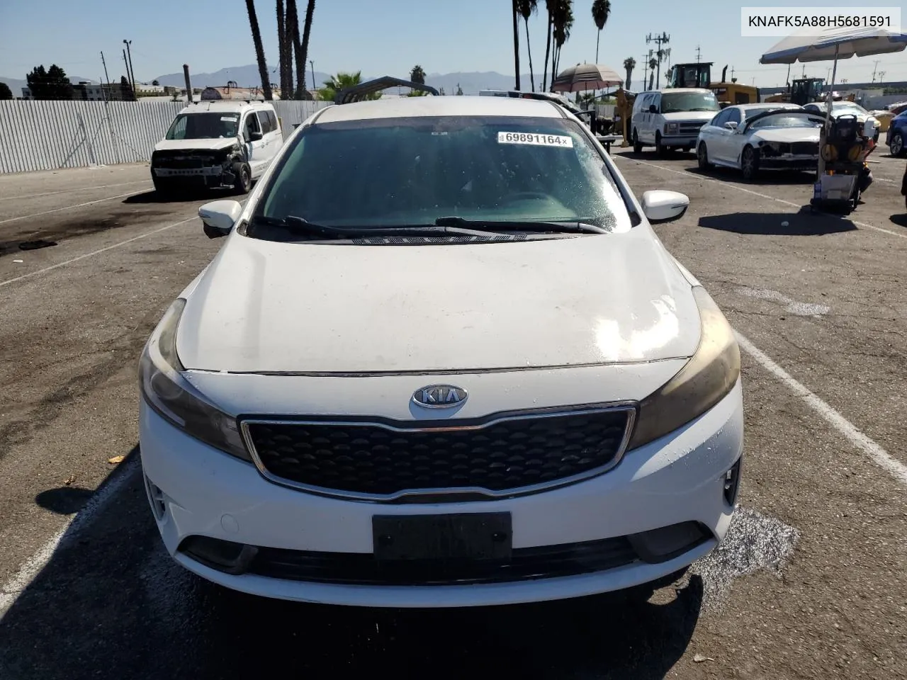 KNAFK5A88H5681591 2017 Kia Forte Lx