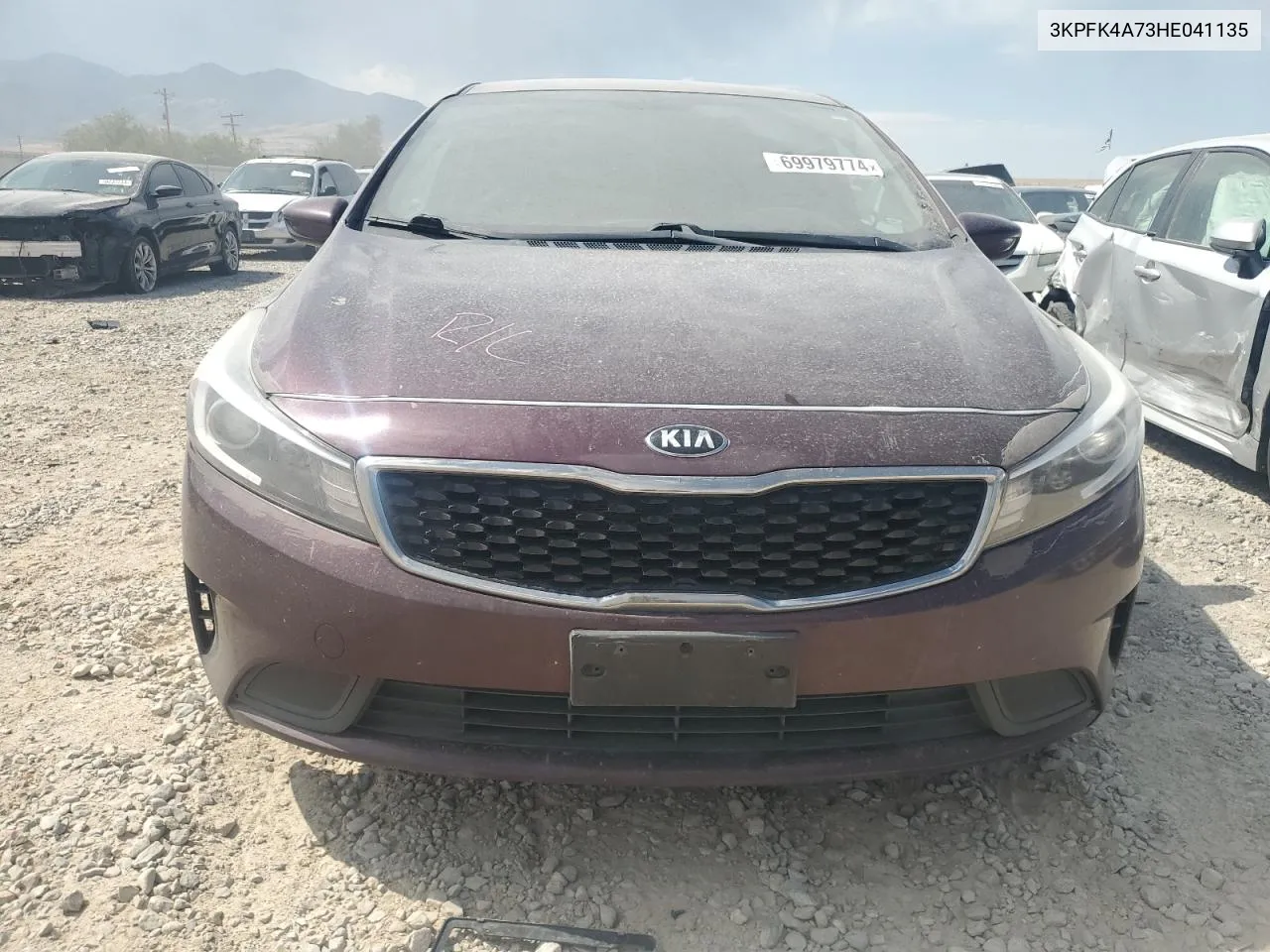 2017 Kia Forte Lx VIN: 3KPFK4A73HE041135 Lot: 69979774