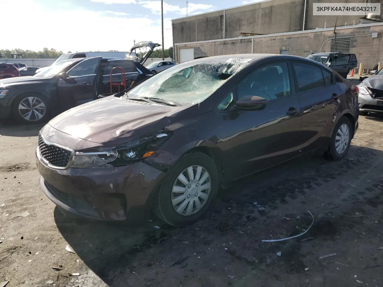 2017 Kia Forte Lx VIN: 3KPFK4A74HE043217 Lot: 70026844