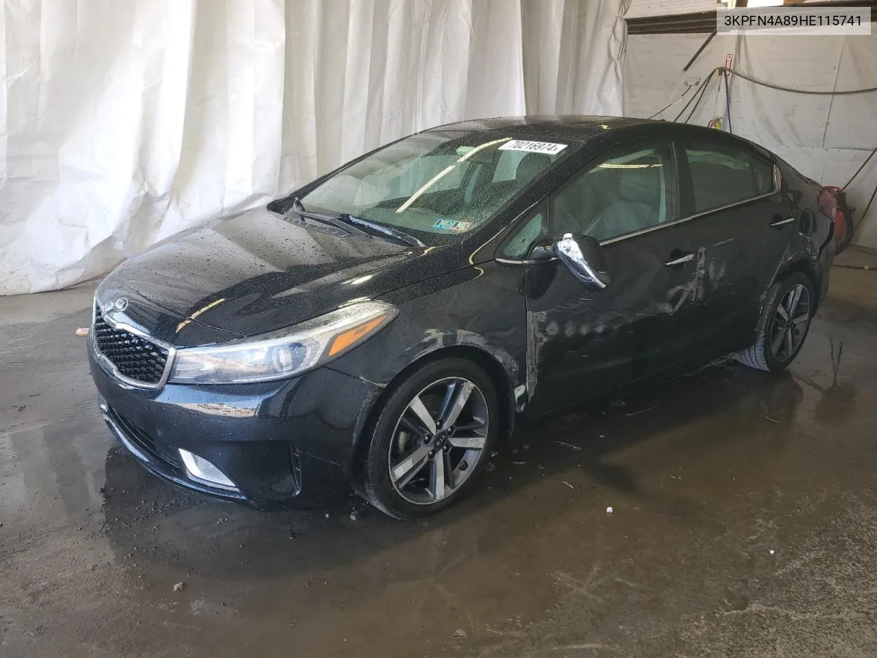 3KPFN4A89HE115741 2017 Kia Forte Ex