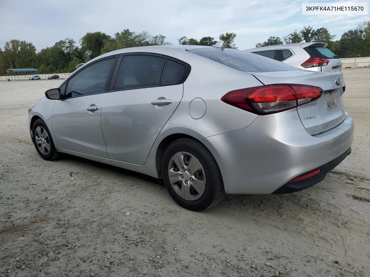 2017 Kia Forte Lx VIN: 3KPFK4A71HE115670 Lot: 70391974