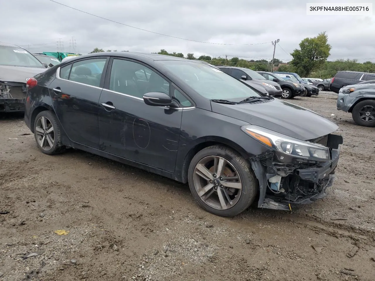 2017 Kia Forte Ex VIN: 3KPFN4A88HE005716 Lot: 70445344