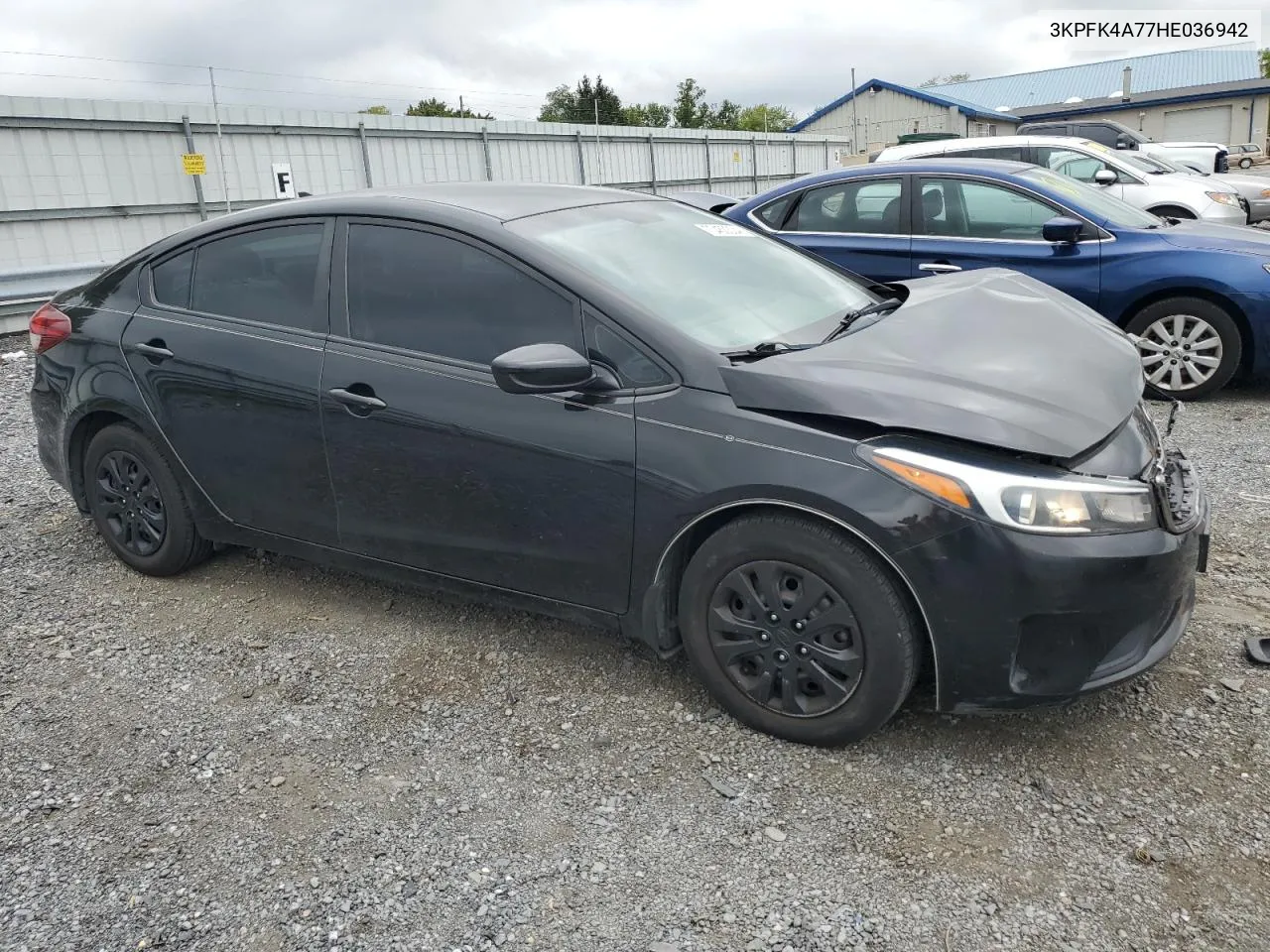 2017 Kia Forte Lx VIN: 3KPFK4A77HE036942 Lot: 70450304