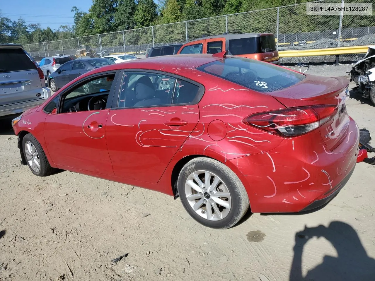 2017 Kia Forte Lx VIN: 3KPFL4A75HE128287 Lot: 70462504