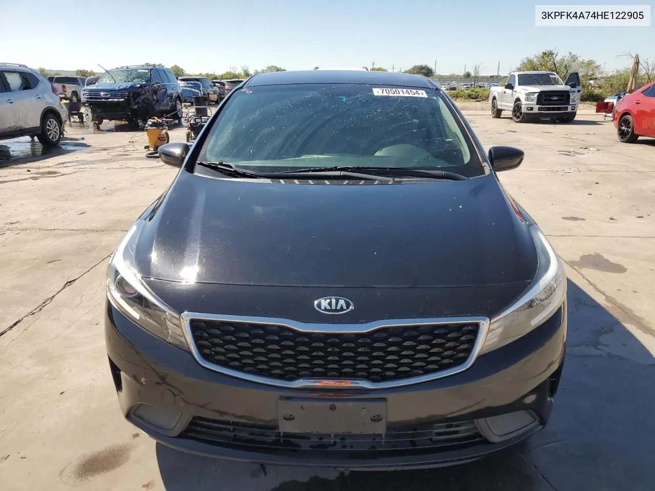 2017 Kia Forte Lx VIN: 3KPFK4A74HE122905 Lot: 70501454