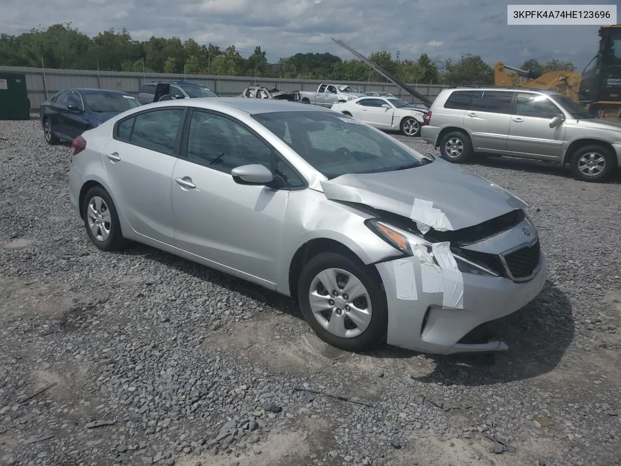 2017 Kia Forte Lx VIN: 3KPFK4A74HE123696 Lot: 70536654