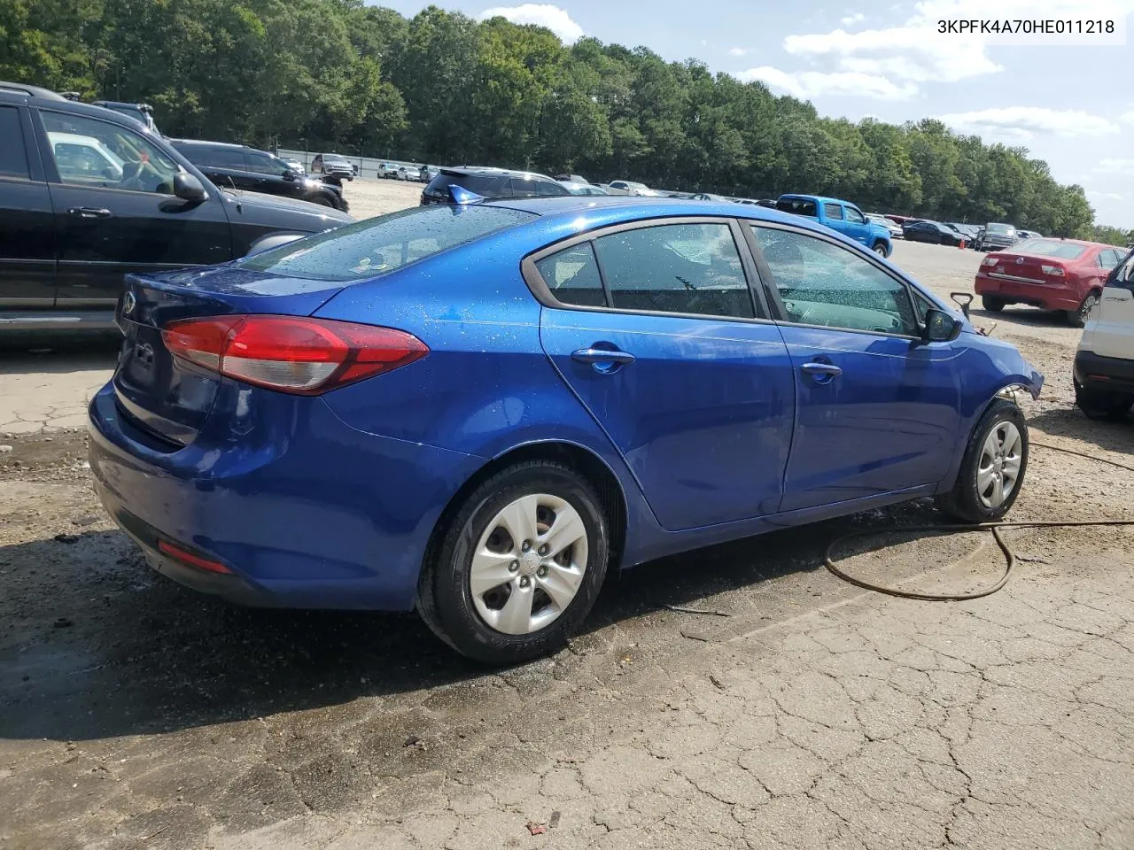 2017 Kia Forte Lx VIN: 3KPFK4A70HE011218 Lot: 70610194