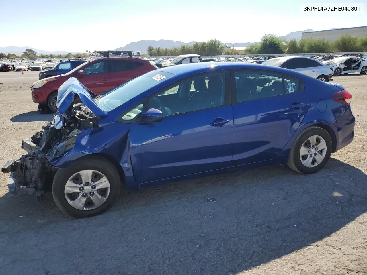 2017 Kia Forte Lx VIN: 3KPFL4A72HE040801 Lot: 70675324