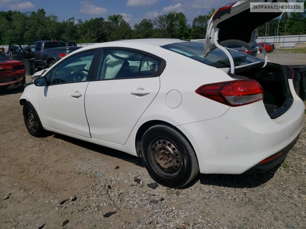 2017 Kia Forte Lx VIN: 3KPFK4A72HE053356 Lot: 70831374