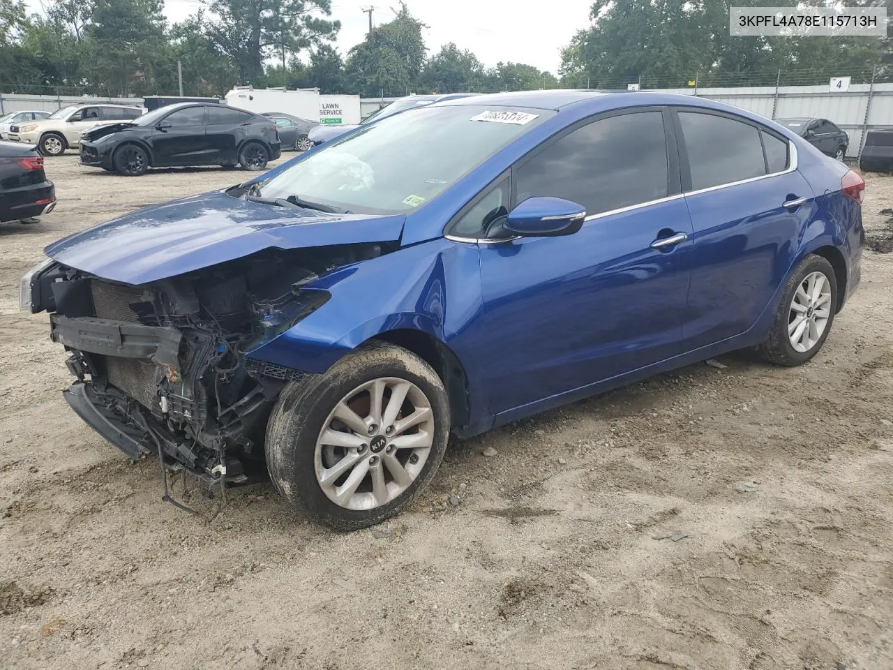 2017 Kia Forte S VIN: 3KPFL4A78E115713H Lot: 70831814