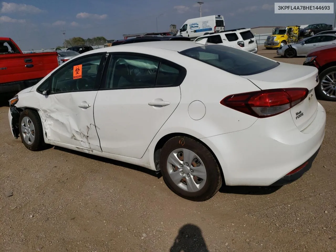 2017 Kia Forte Lx VIN: 3KPFL4A78HE144693 Lot: 70909154