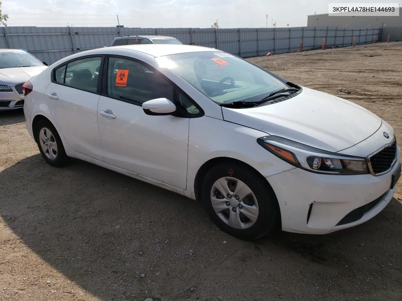 2017 Kia Forte Lx VIN: 3KPFL4A78HE144693 Lot: 70909154