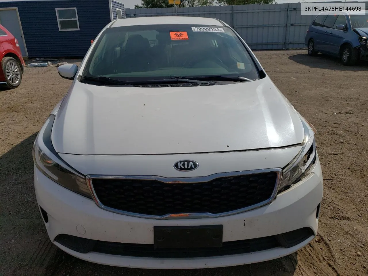 2017 Kia Forte Lx VIN: 3KPFL4A78HE144693 Lot: 70909154